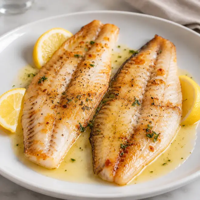Sole meunière recette facile au beurre citronné