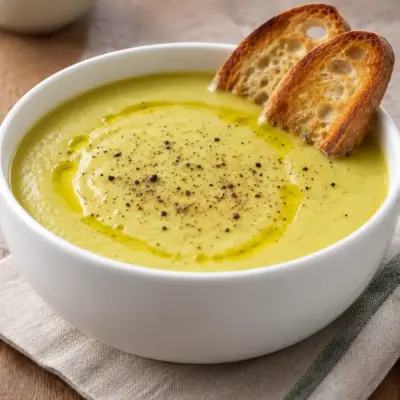 Soupe aux poireaux facile et veloutée