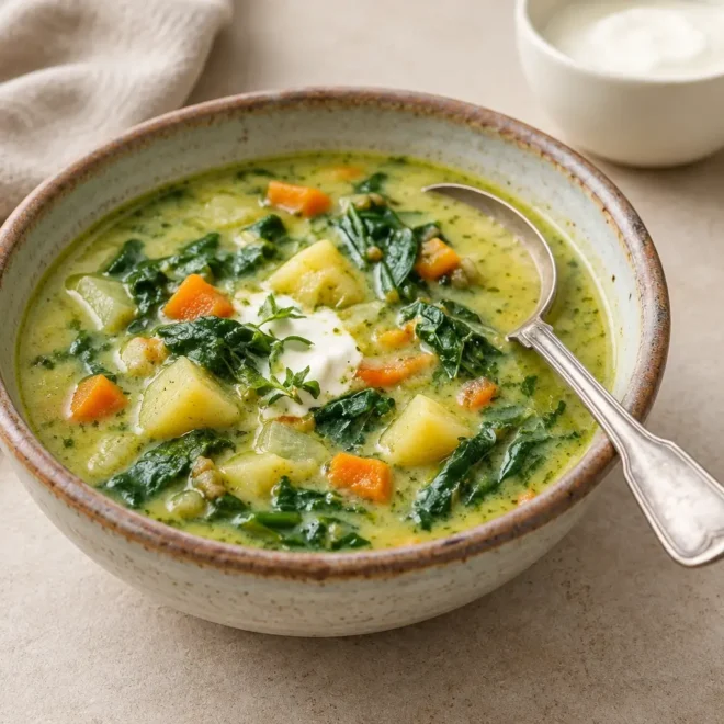 Soupe de blettes : recette facile et veloutée