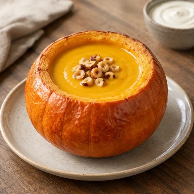 Soupe de courge, recette facile en citrouille