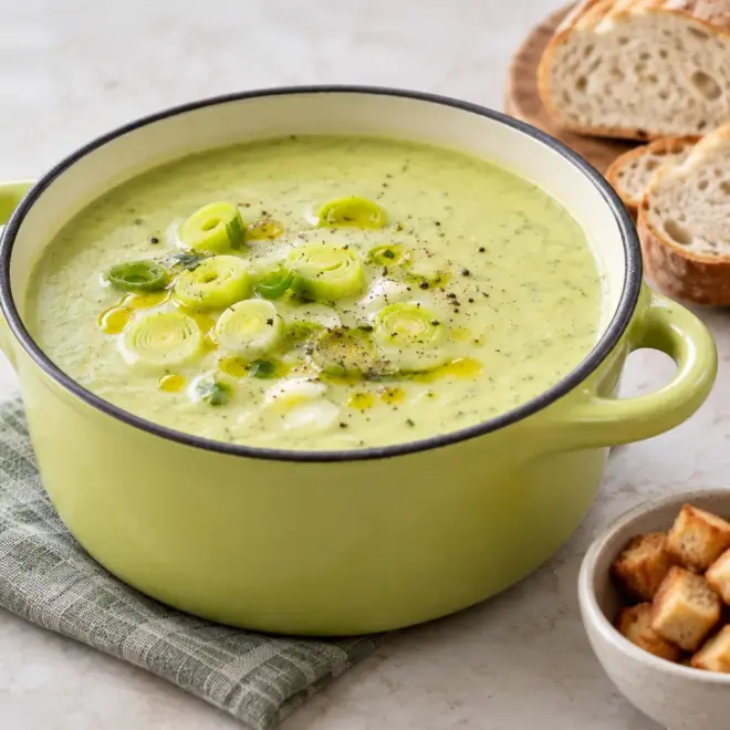 Soupe de courgettes facile et veloutée