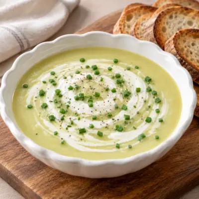 Soupe de poireaux facile et veloutée