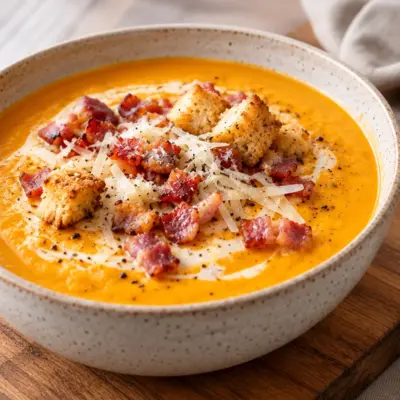 Soupe de potiron crémeuse et facile