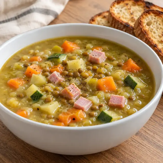 Soupe rustique recette facile et complète