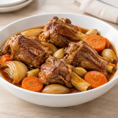 Souris d’agneau recette fondante au four