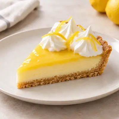 Tarte au citron recette crémeuse et brillante