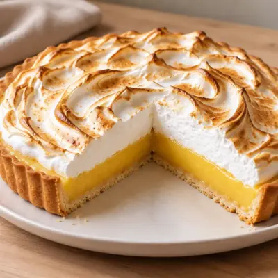 Tarte au citron meringuée facile et fondante