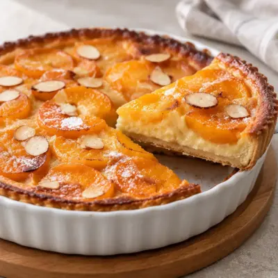 Tarte aux abricots recette fondante et dorée