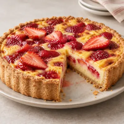 Tarte aux fraises recette facile et maison