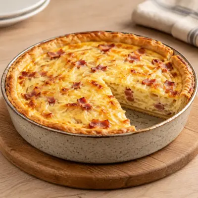 Tarte aux oignons : recette fondante et dorée