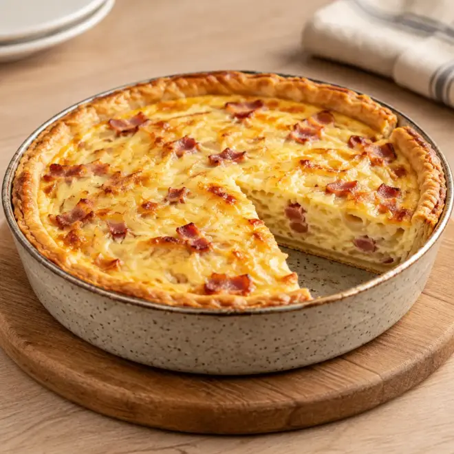 Tarte aux oignons : recette fondante et dorée