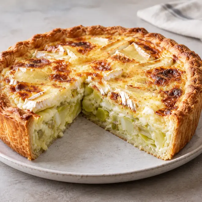 Tarte aux poireaux recette fondante et dorée