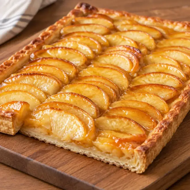Tarte aux pommes facile et croustillante