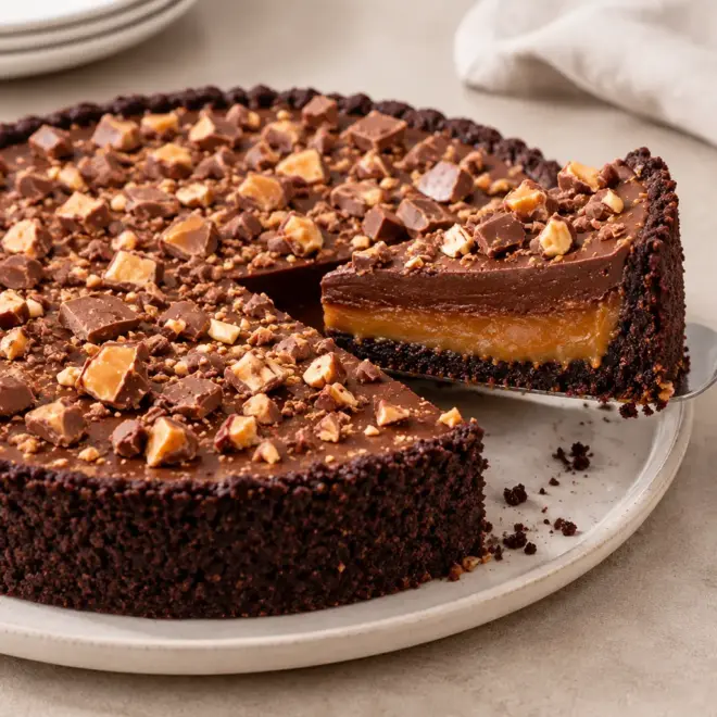 Tarte chocolat-caramel facile et fondante