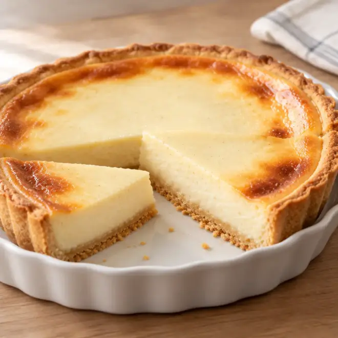 Tarte-flan au yaourt facile et fondante