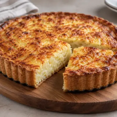 Tarte salée pommes de terre facile et gratinée