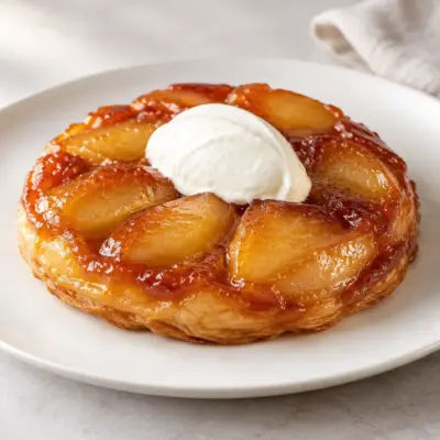 Tarte Tatin individuelle, recette aux pommes