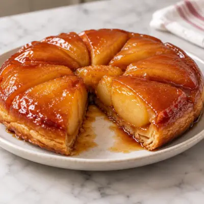 Tarte Tatin recette facile et caramélisée