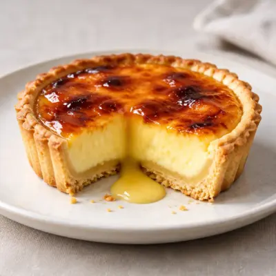 Tartelettes crème pâtissière faciles et dorées