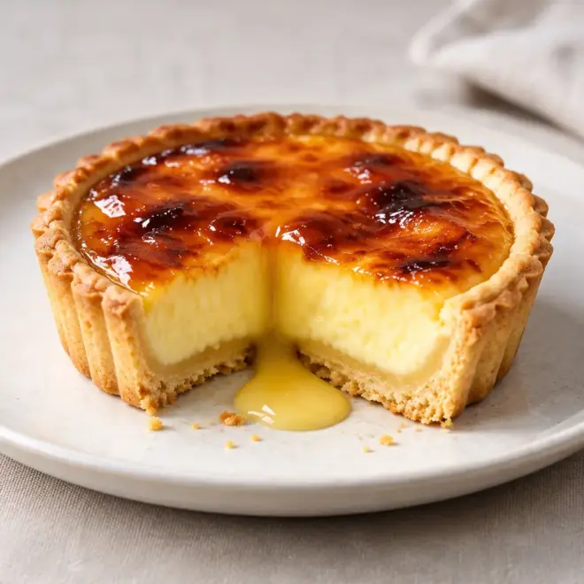 Tartelettes crème pâtissière faciles et dorées