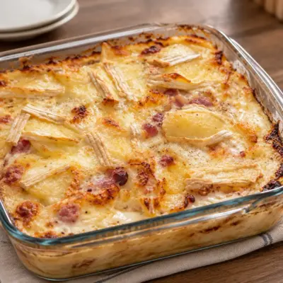 Tartiflette recette facile, fondante et gratinée