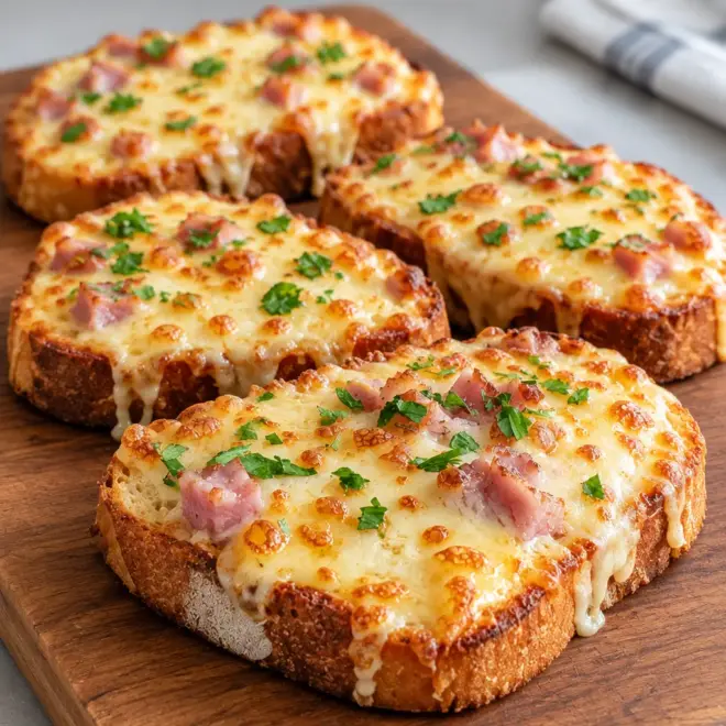 Tartines gratinées recette facile et fondante