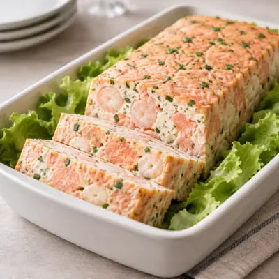 Terrine de saumon facile, ferme et moelleuse