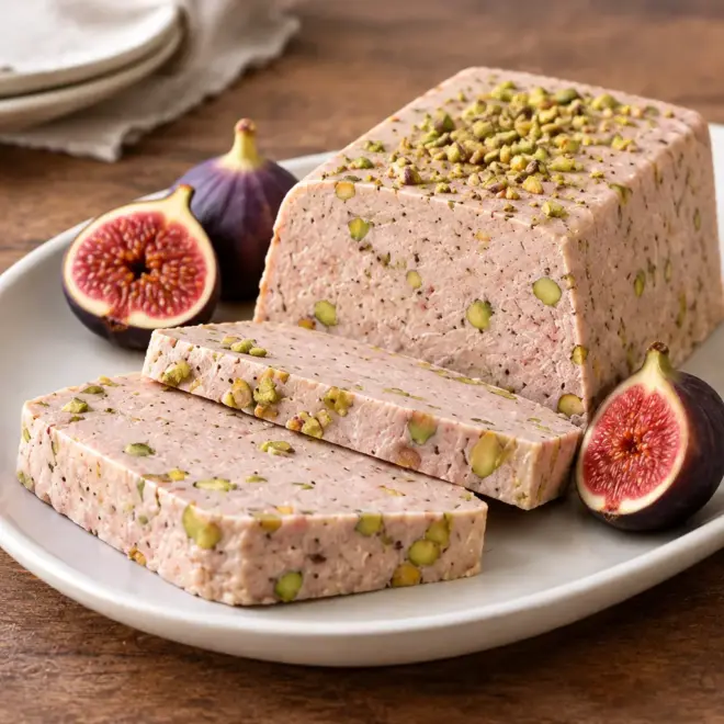 Terrine de canard recette aux pistaches