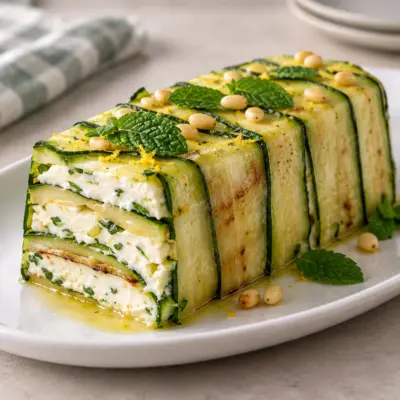Terrine de courgettes au chèvre facile et fraîche