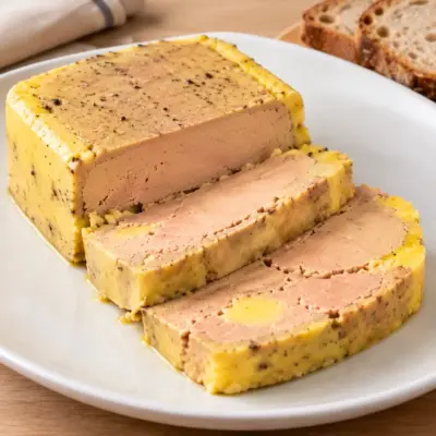 Terrine de foie gras maison, cuisson douce