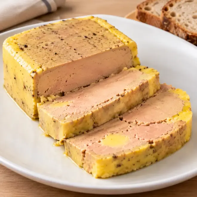 Terrine de foie gras maison, cuisson douce