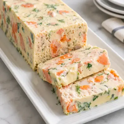 Terrine de saumon recette crémeuse au bain-marie