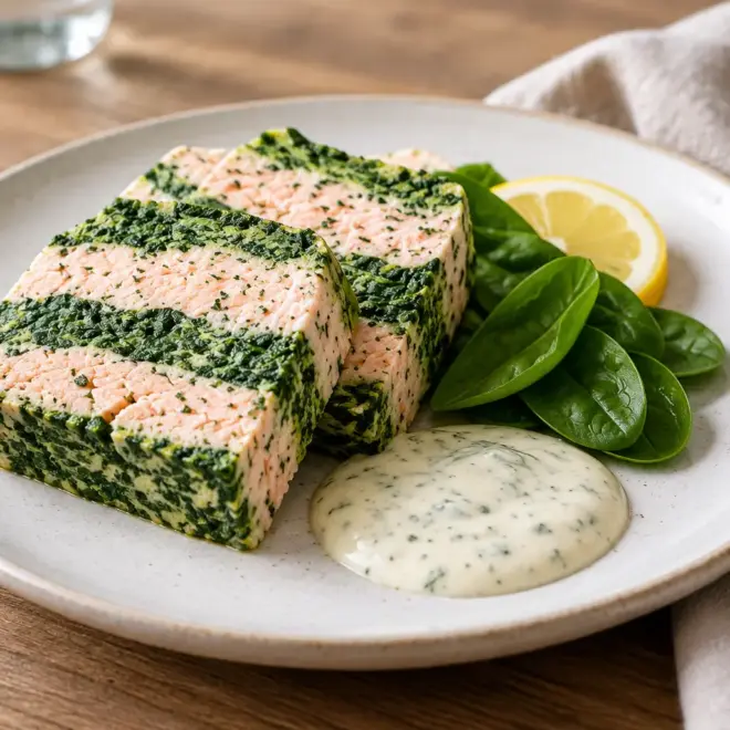 Terrine de saumon facile, en couches fondantes