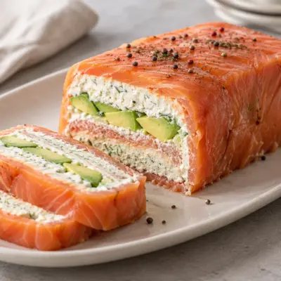 Terrine de saumon fumé à l’avocat facile