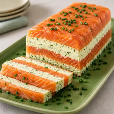Terrine de saumon fumé, recette facile aux herbes