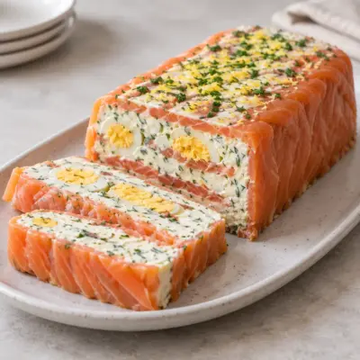 Terrine de saumon fumé facile et crémeuse