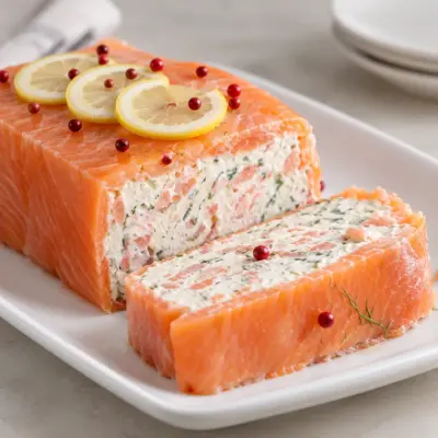Terrine de saumon fumé facile et crémeuse