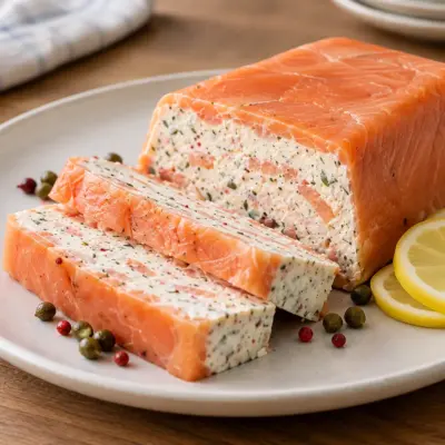 Terrine de saumon fumé facile et crémeuse