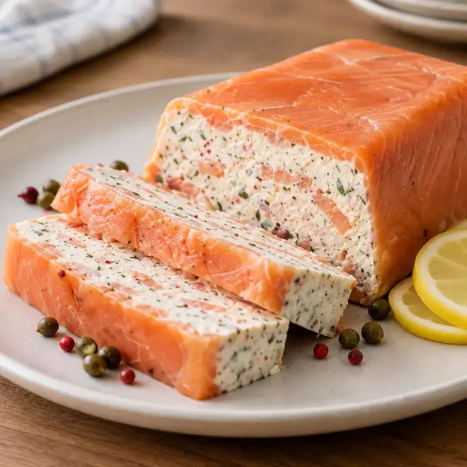 Terrine de saumon fumé facile et crémeuse