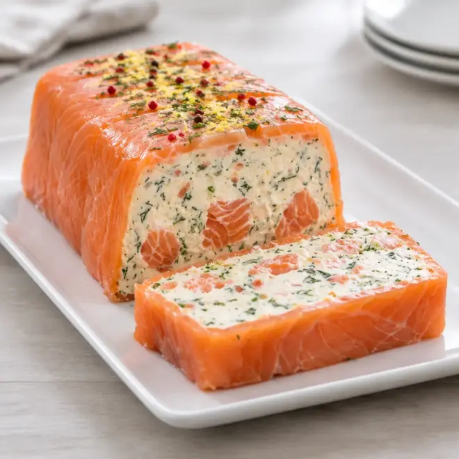 Terrine de saumon fumé facile et crémeuse