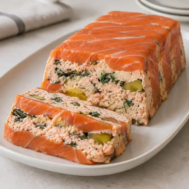Terrine de saumon recette froide et crémeuse