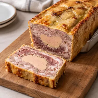 Terrine de viande rustique en croûte maison