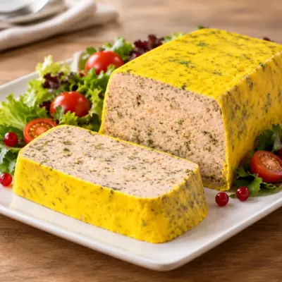 Terrine de volaille aux herbes facile et moelleuse