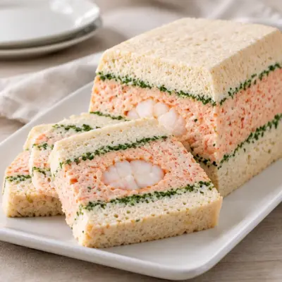 Terrine froide de crevettes et surimi facile