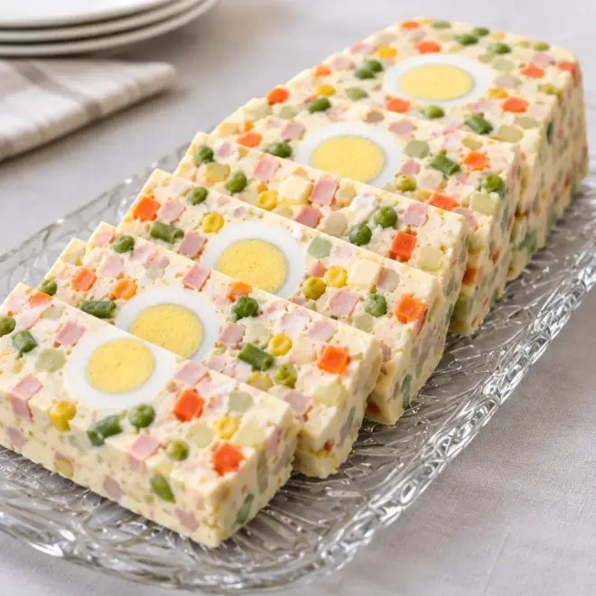 Terrine froide recette facile aux légumes