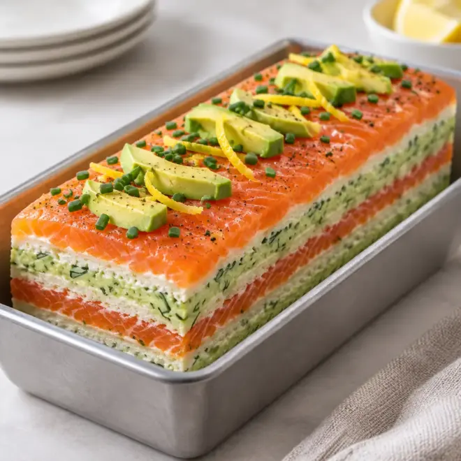 Terrine saumon fumé avocat facile et fraîche