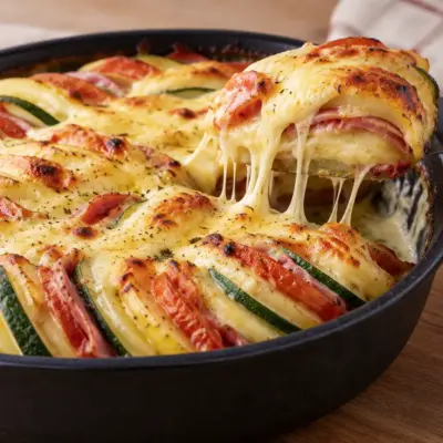 Tian de raclette fondant et facile