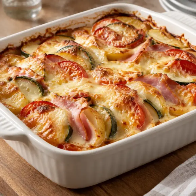 Tian de raclette fondant et facile