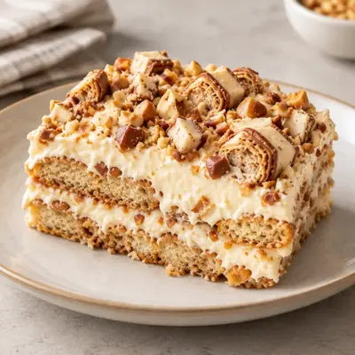 Tiramisu aux noisettes facile et croquant