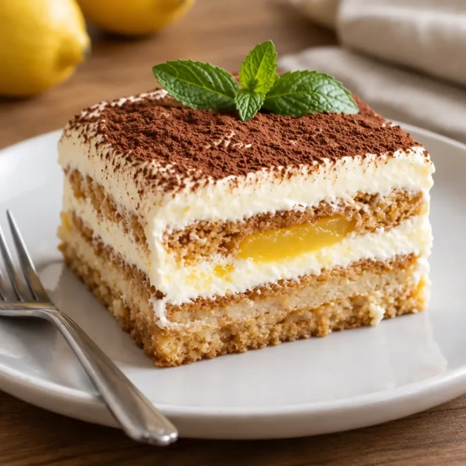 Tiramisu citronné aux spéculoos maison